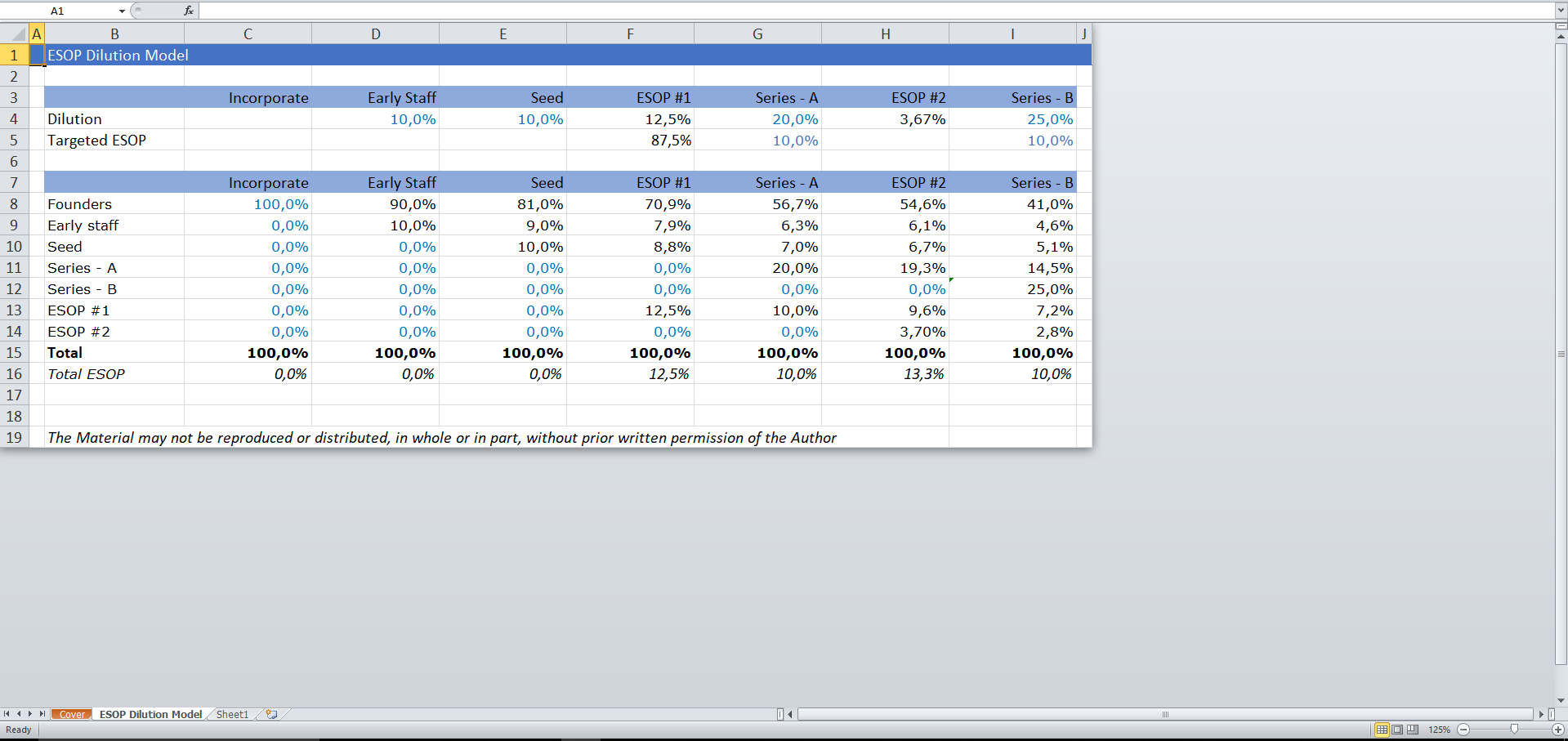 esop calculation tool