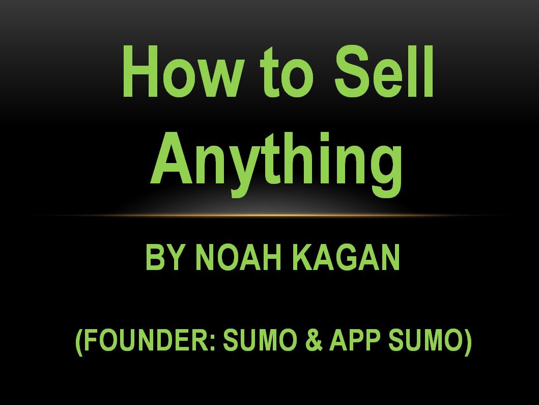 How To Sell Anything Eloquens