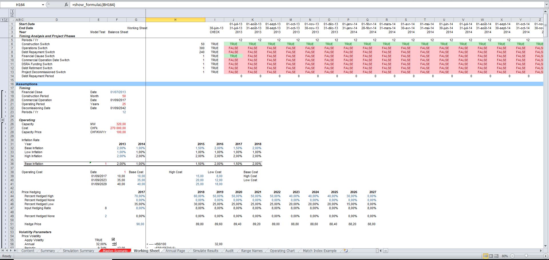 Commodity Price Risk and Monte Carlo Simulation Project Finance Excel