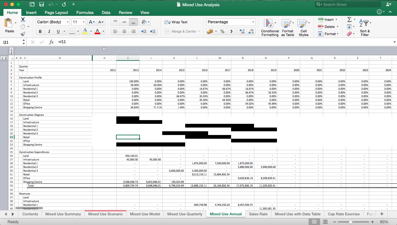 Real Estate Excel Model Eloquens