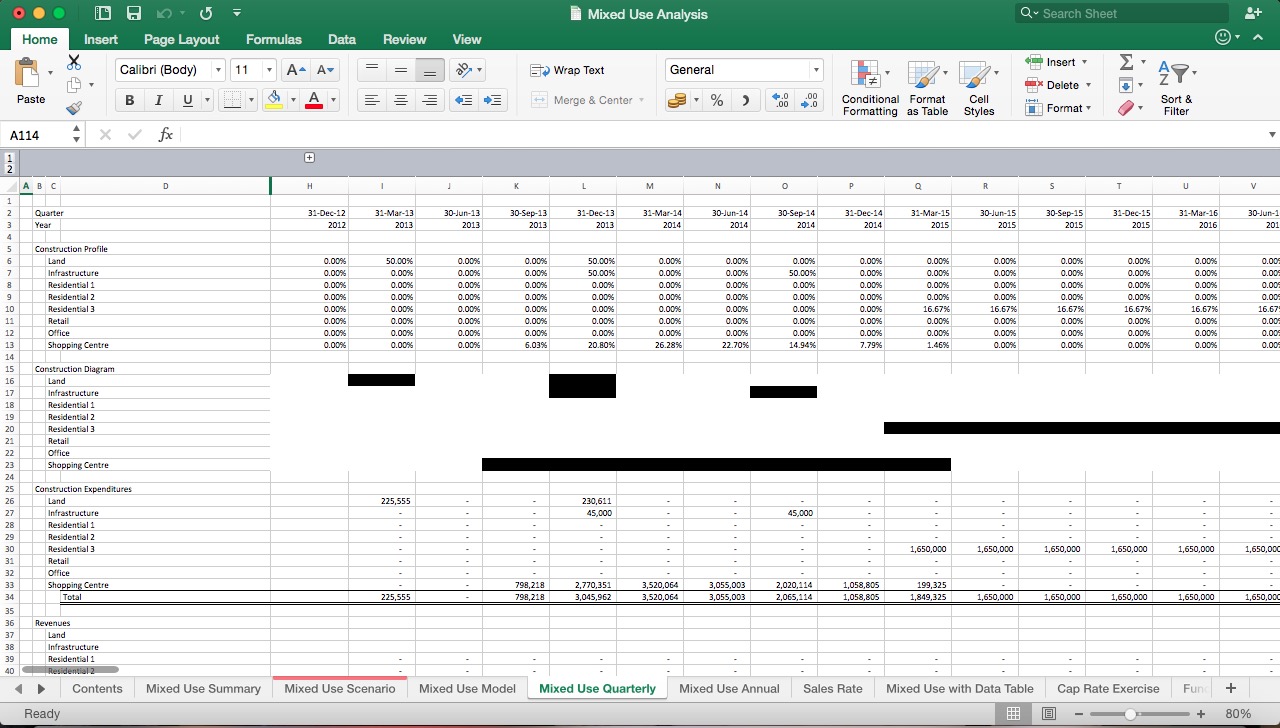 Real Estate Excel Model Eloquens