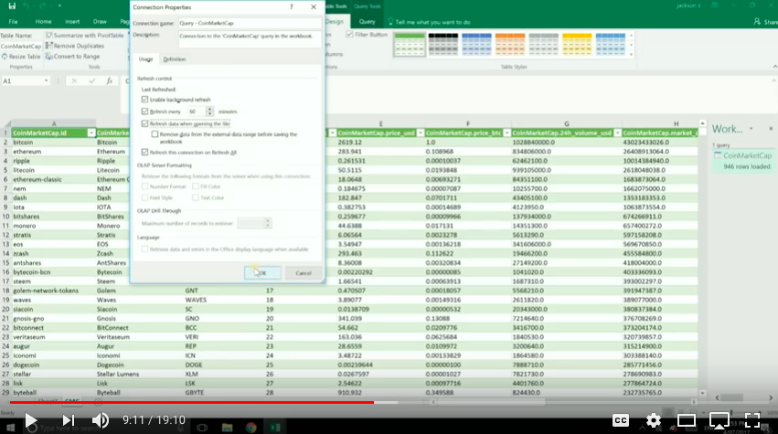 Tutorial Auto Updating Cryptocurrency Portfolio On Excel Spreadsheet Eloquens Download excel spreadsheet download bitconnect spreadsheet excel sheet howto quickly download search results to excel spreadsheet auto updating cryptocurrency portfolio