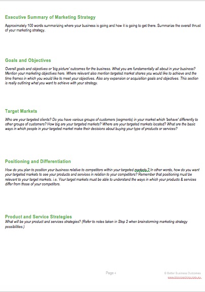 Marketing Strategy Statement Template - Eloquens