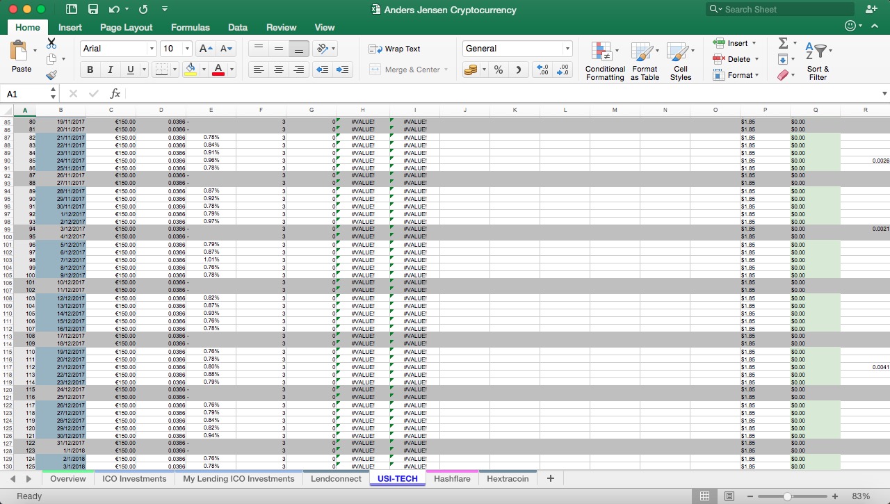 Cryptocurrency Portfolio Excel Tracker - Eloquens