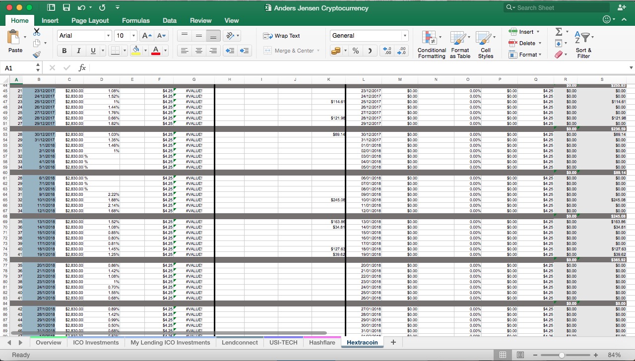 Cryptocurrency Portfolio Excel Tracker - Eloquens
