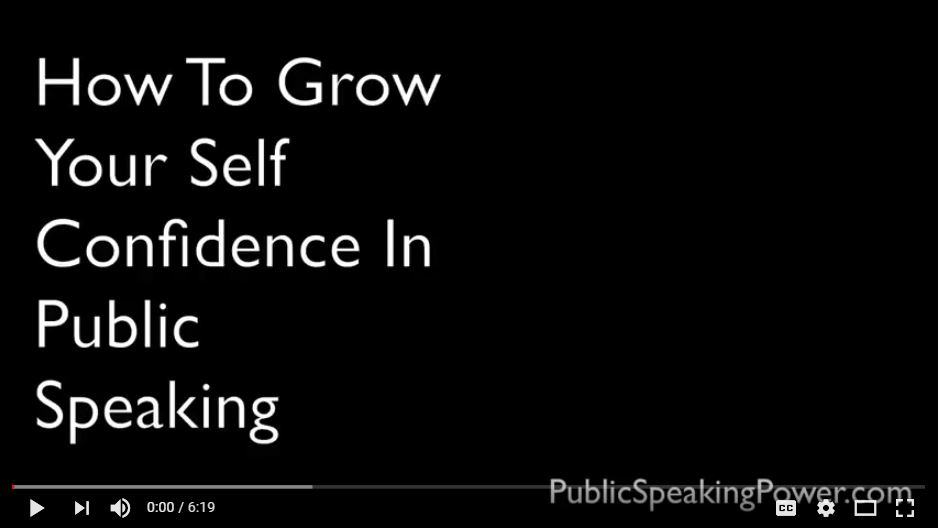 How To Grow Your Self Confidence In Public Speaking - Eloquens