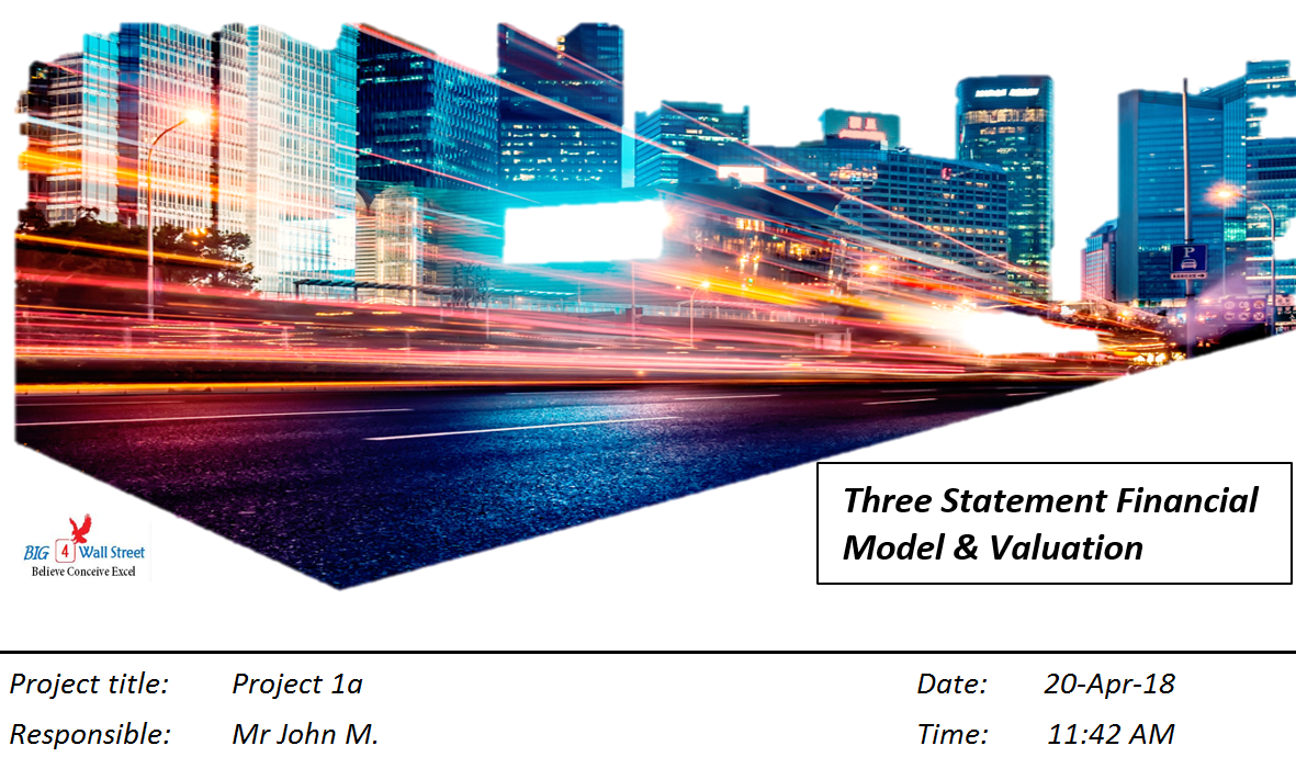 Three Statement Financial Excel Models & Valuation Eloquens