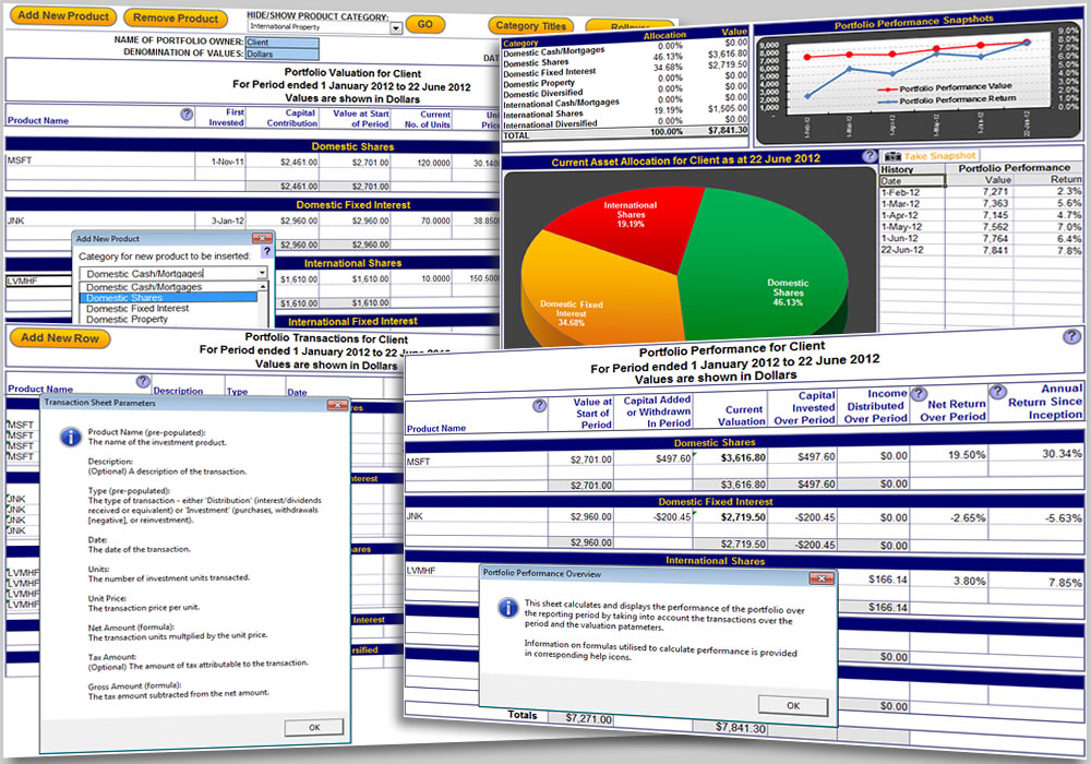 Financial Portfolio Tracking and Valuation Excel Model Template Eloquens