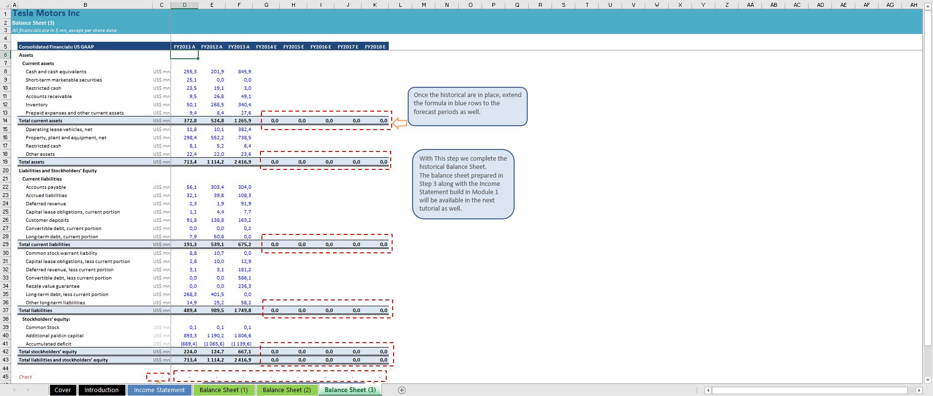 Gallery Detail: 3 Statement Financial Modeling With Dcf Relative Valuation