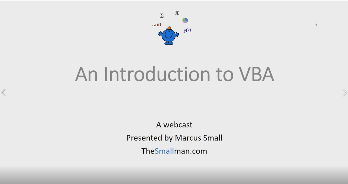 An Introduction to VBA Course - Eloquens
