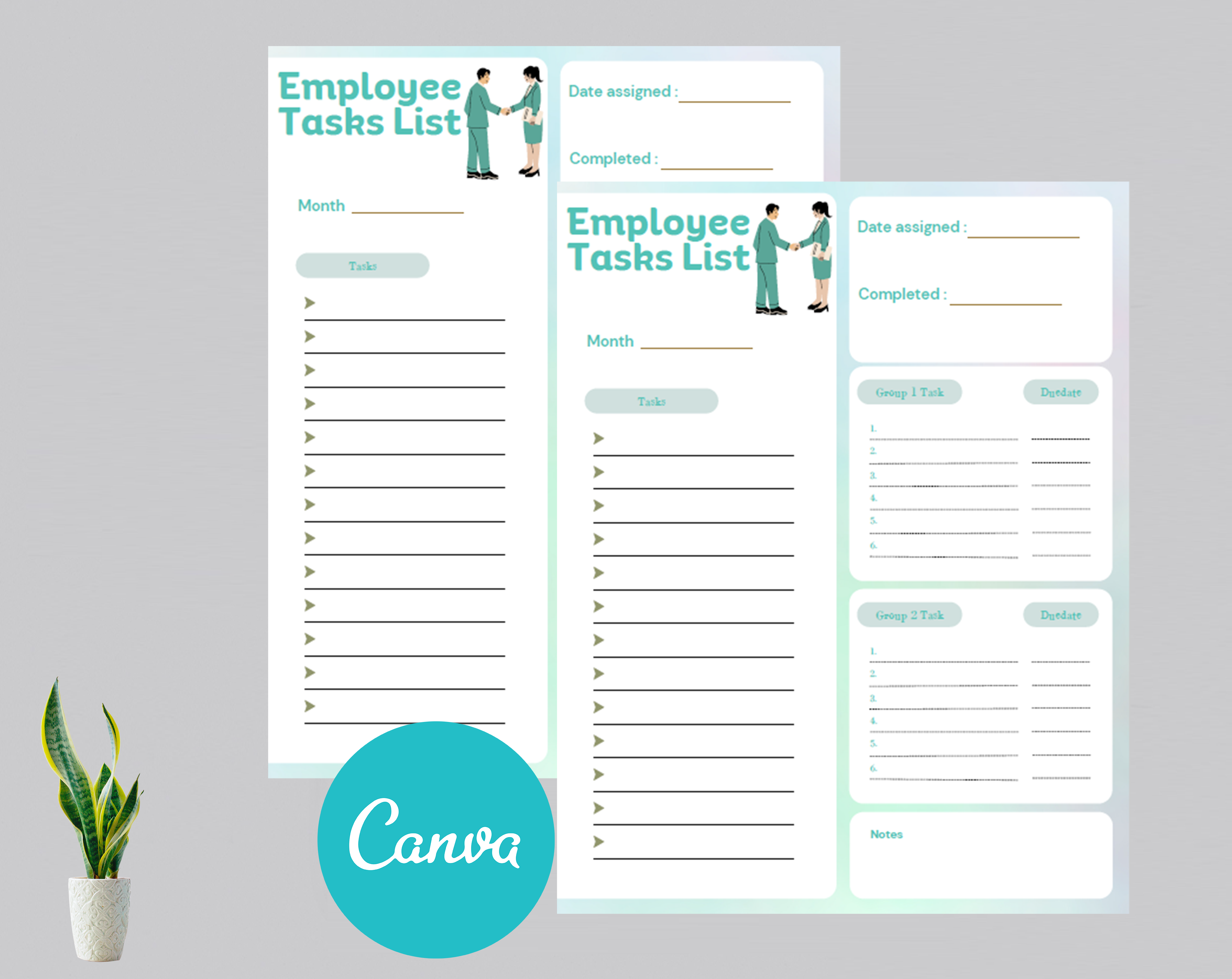 Employee Tasks List - Eloquens