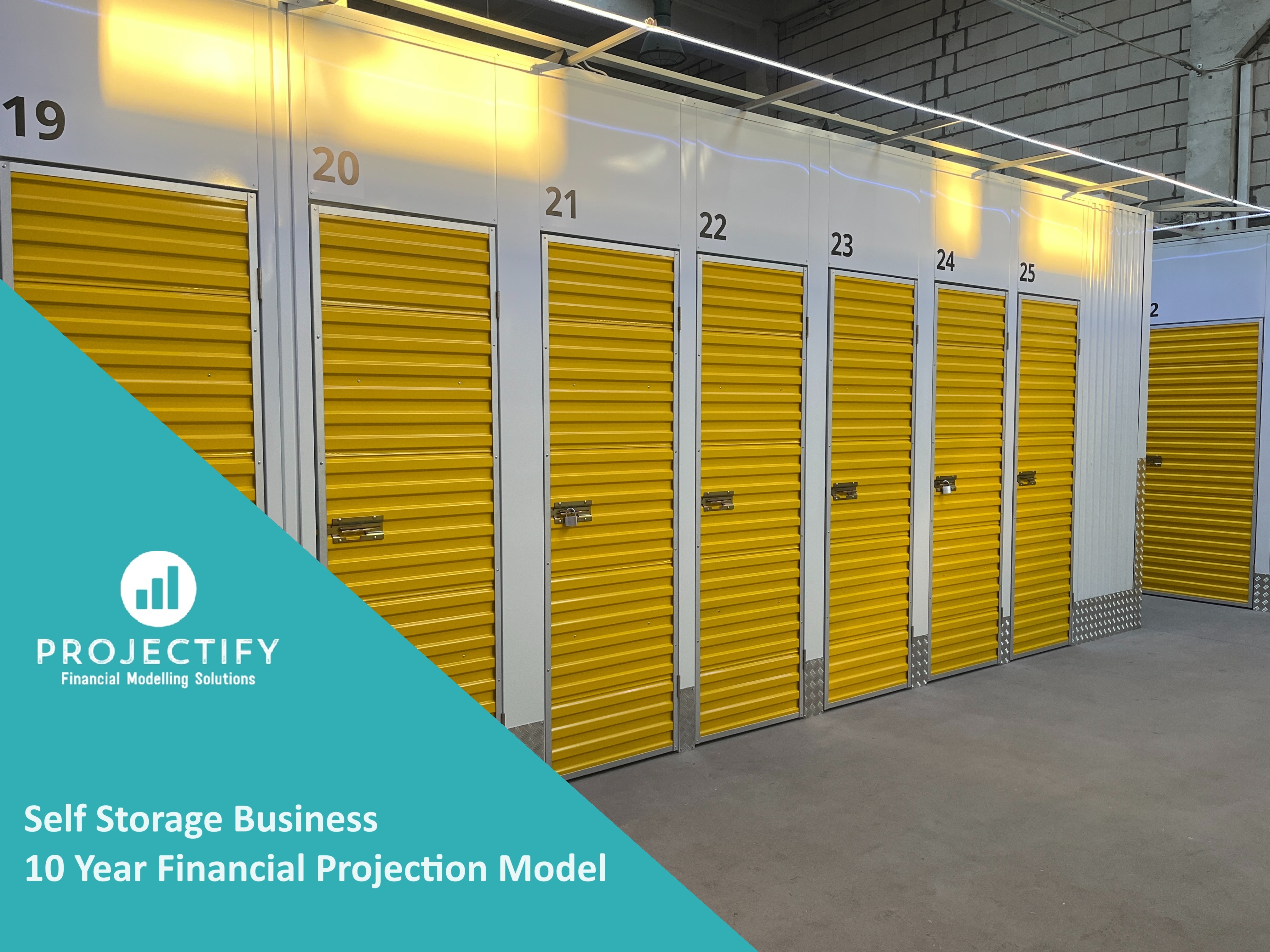 Self Storage Business 10Year 3 Statement Financial Projection Model