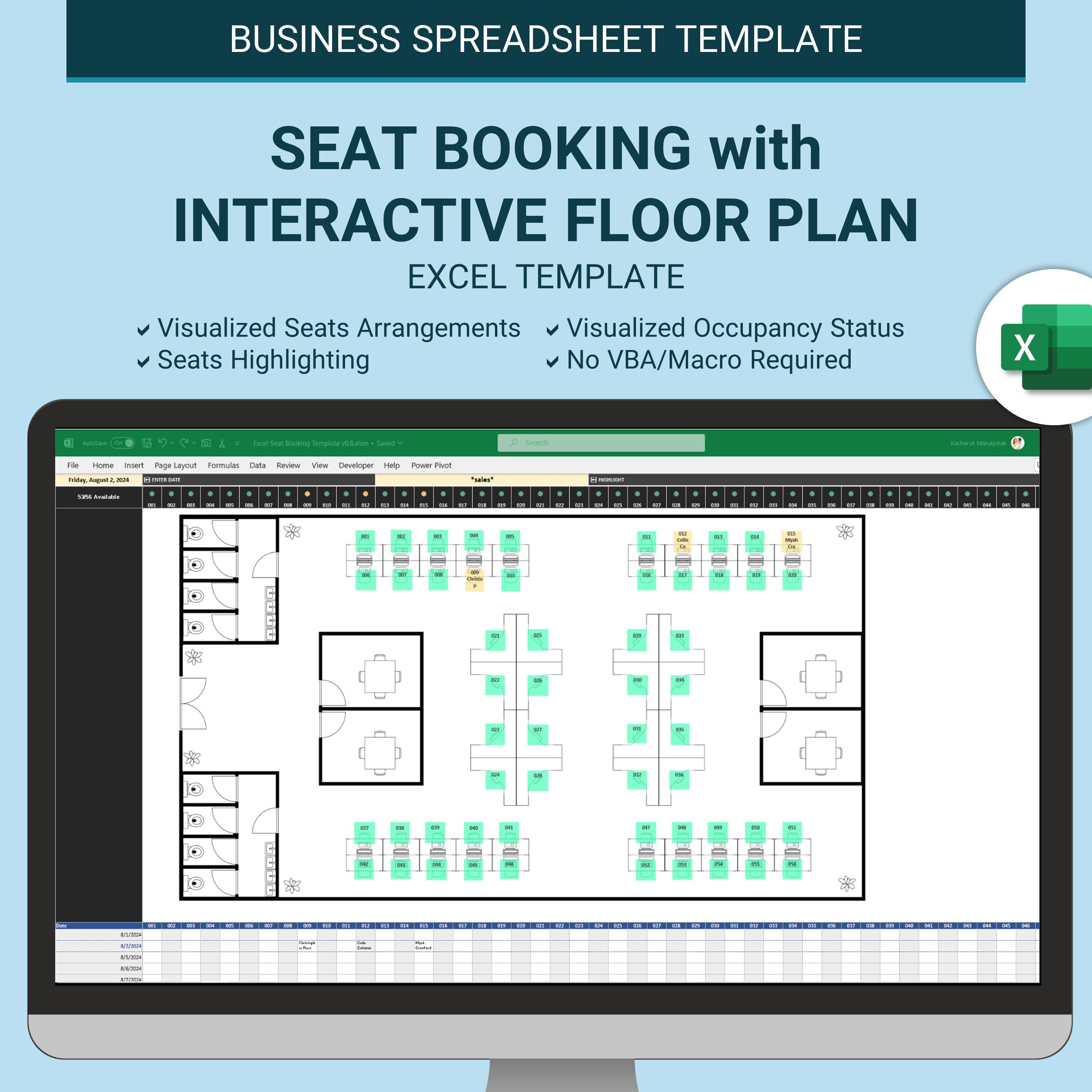 Seating Chart Excel Infoupdate Seating Chart Excel Infoupdate