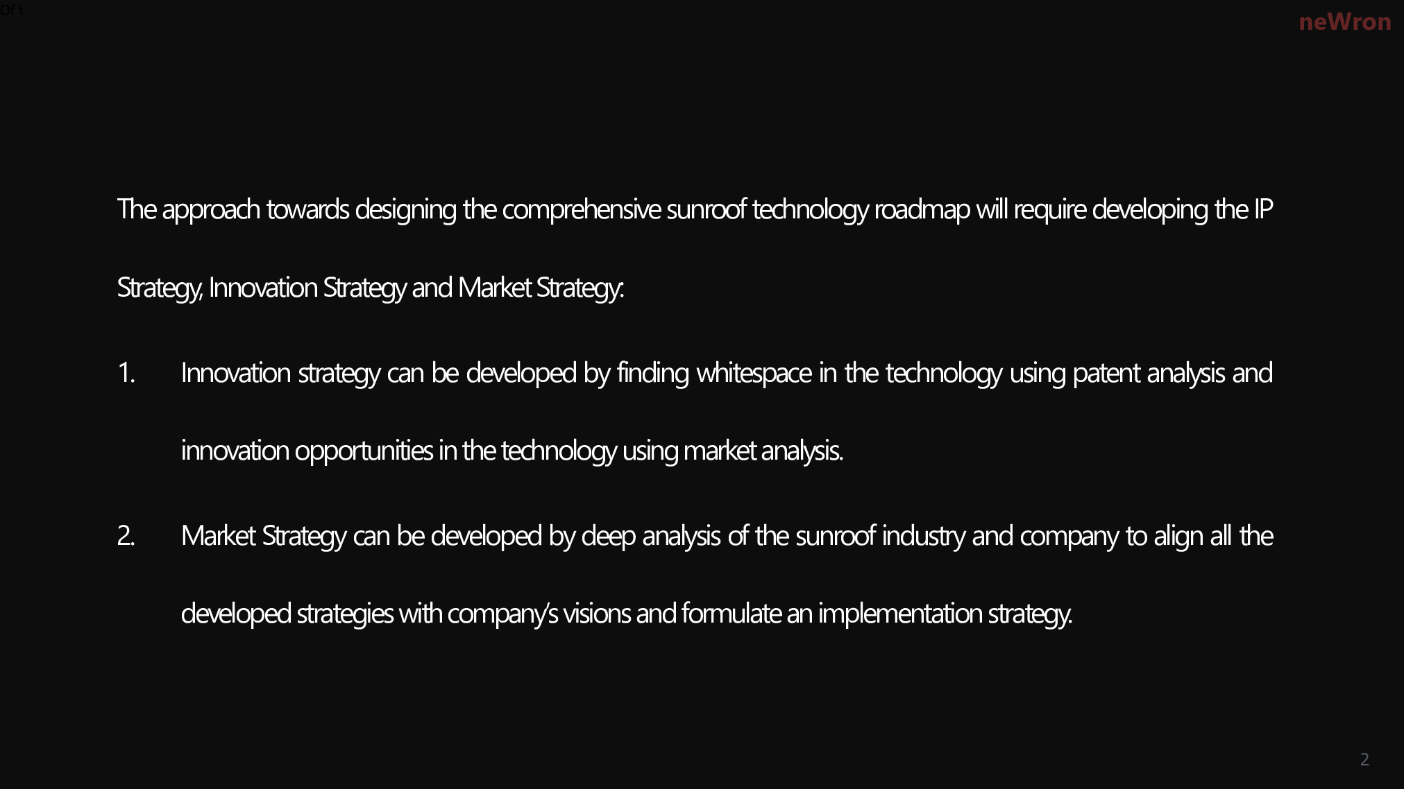 Market Whitespace Analysis of Automotive Sunroof Industry Eloquens