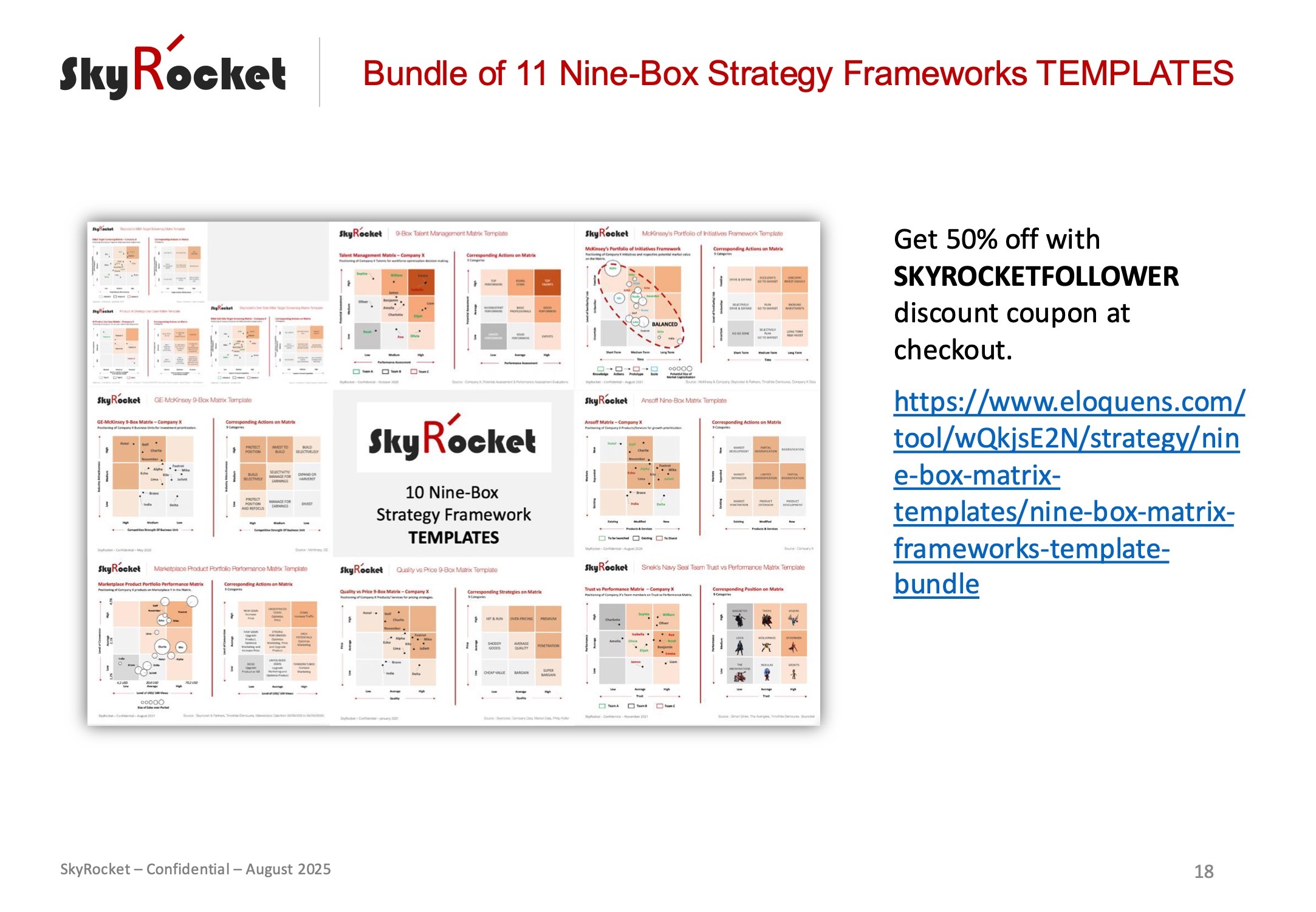 Talent Retention Risk Matrix Template - Eloquens