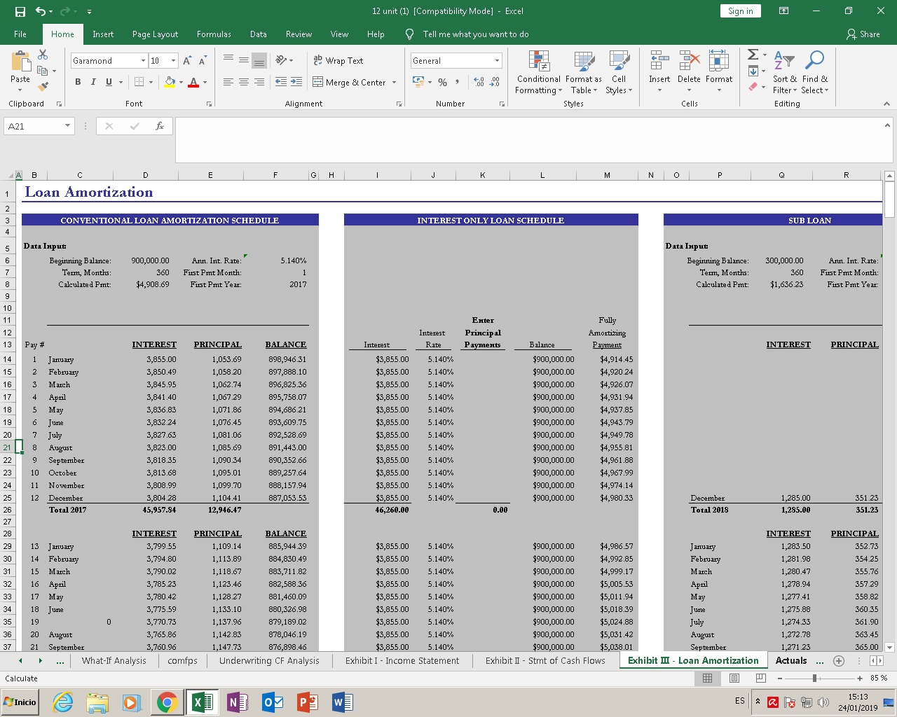 Real Estate Financial Model Excel Template for Complete Valuation with