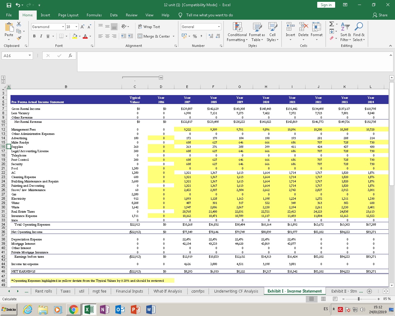 Real Estate Financial Model Excel Template for Complete Valuation with