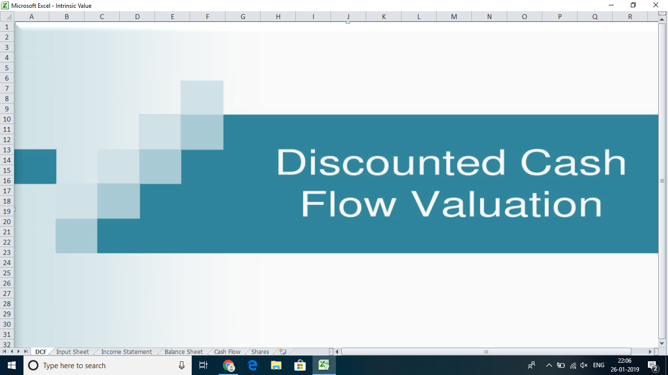 discounted cashflows discounted cashflows