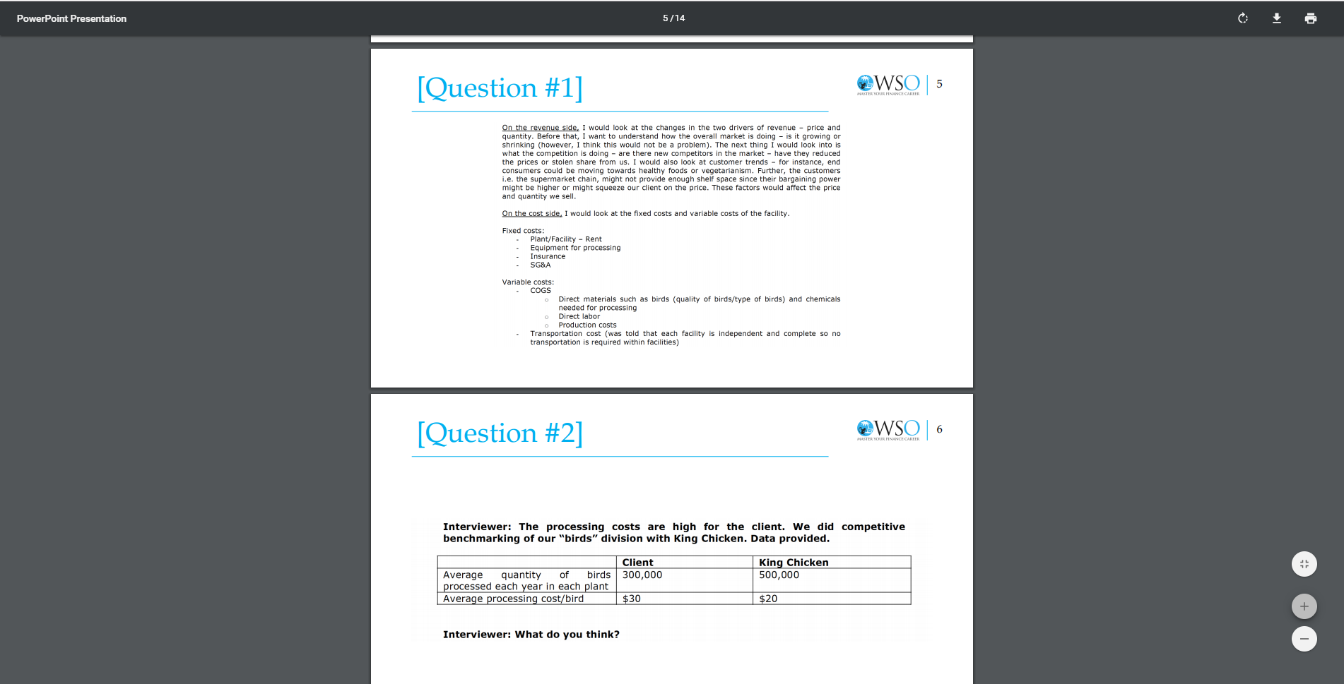 McKinsey Case - Template Sample - Eloquens Intended For Mckinsey Business Case Template