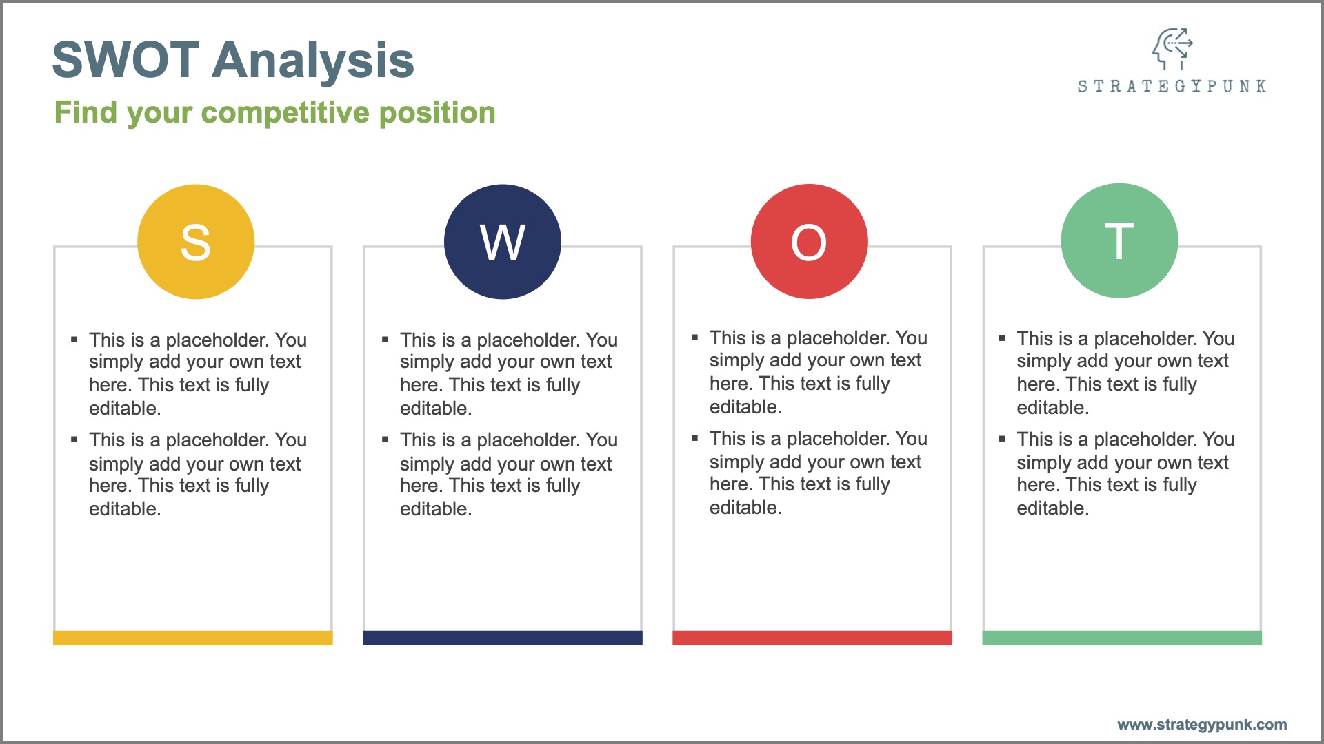 Swot Powerpoint Template Eloquens Swot Powerpoint Template Eloquens