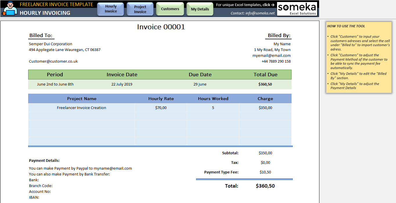 Freelance Invoice Template Eloquens Freelance Invoice Template Eloquens