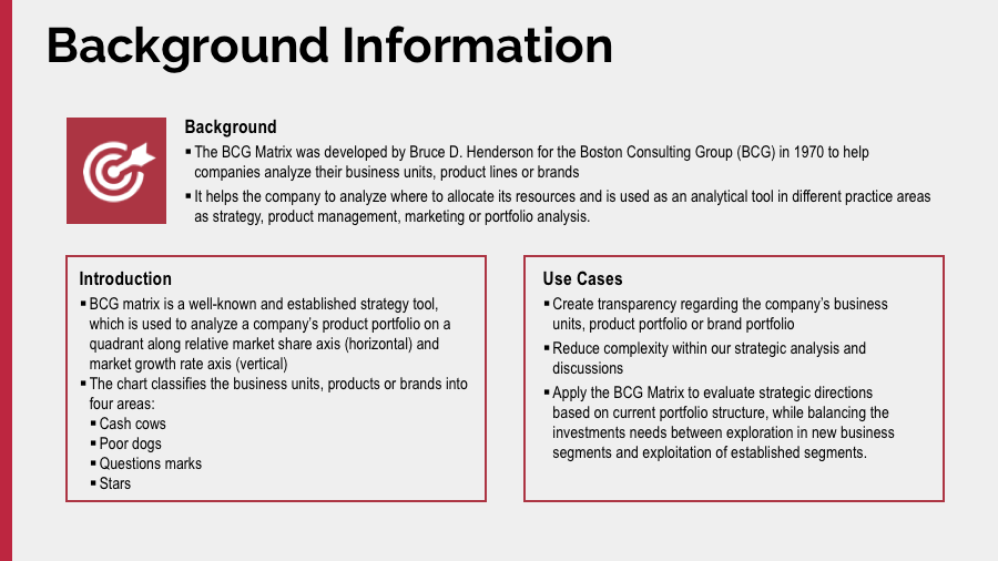 bcg matrix template word bcg matrix template word
