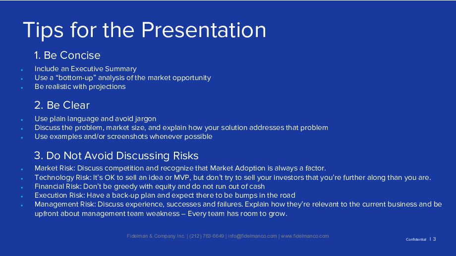 VC Presentation Outline Guide Eloquens