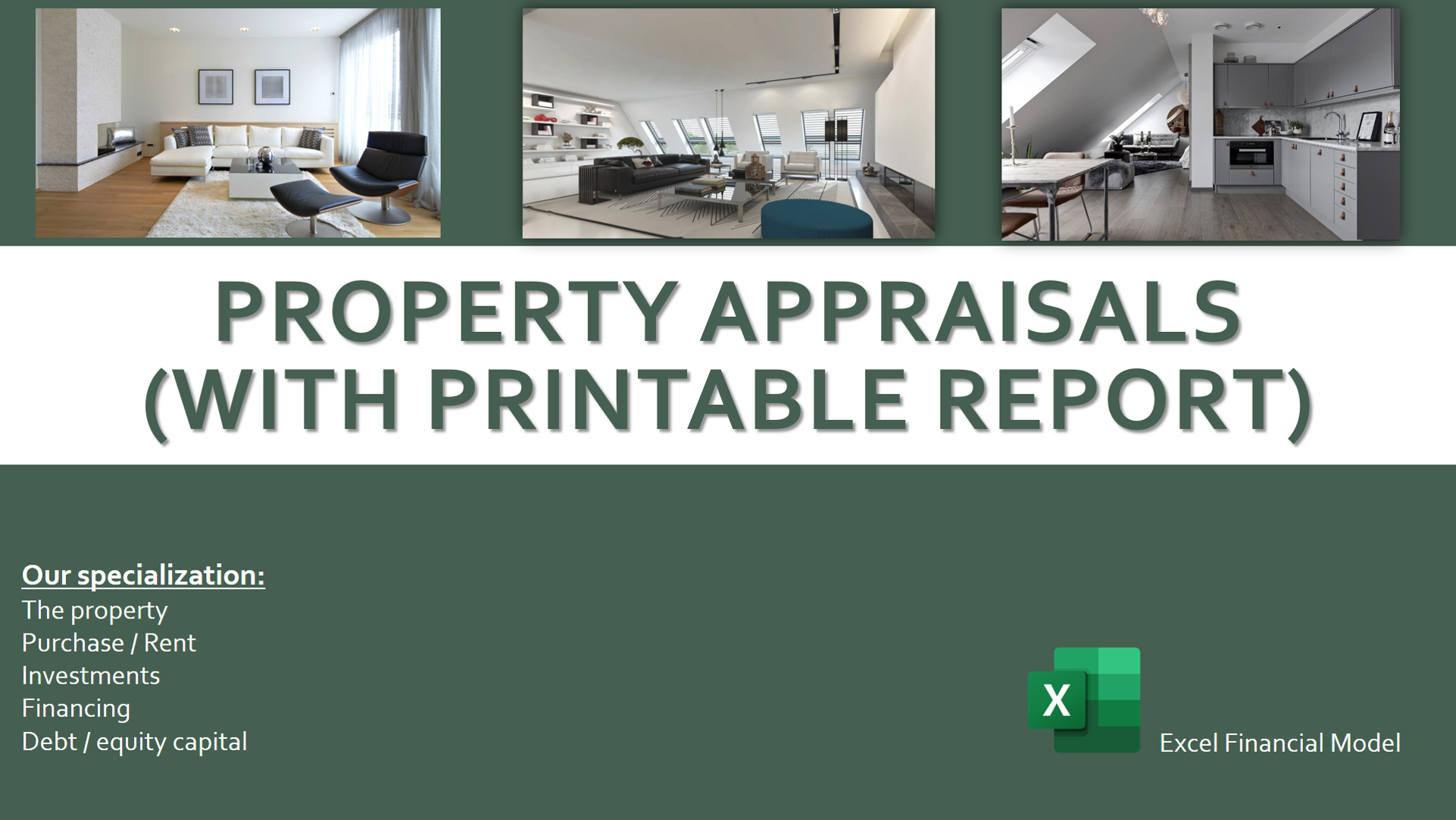 2 Property appraisals (with printable report) Eloquens