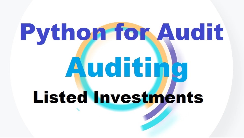 Python in Audit - Testing Listed Investments - Eloquens