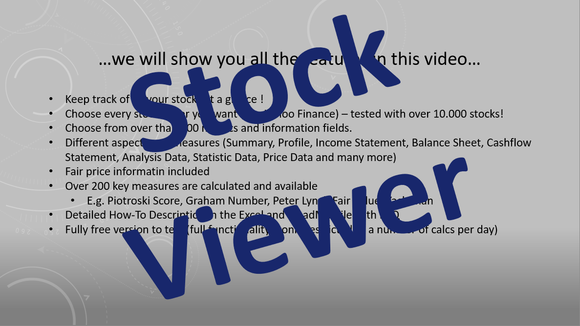 Stock Viewer (FULL VERSION, Win+Mac) Eloquens