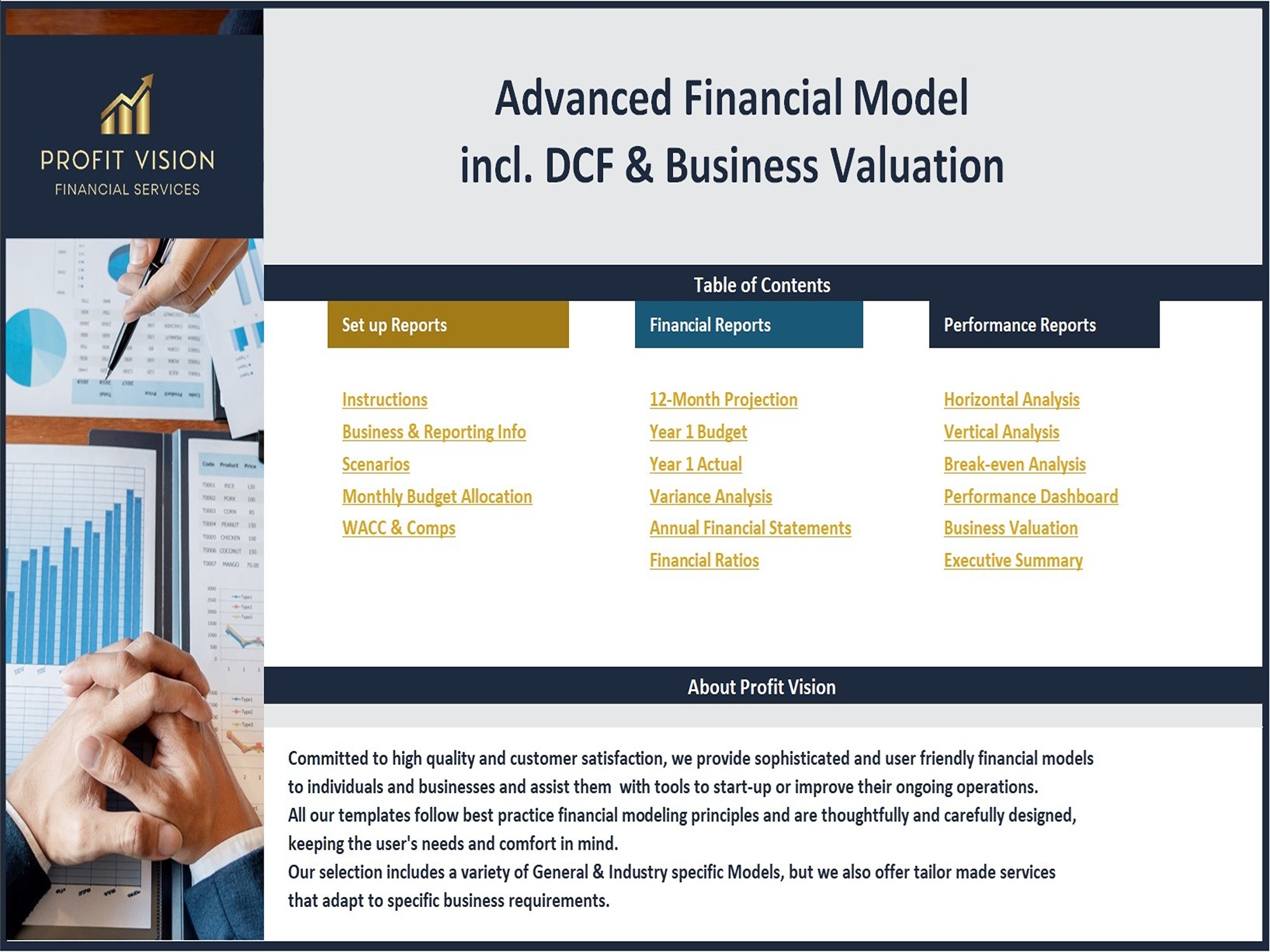 Advanced Financial Model with DCF & Valuation - Eloquens