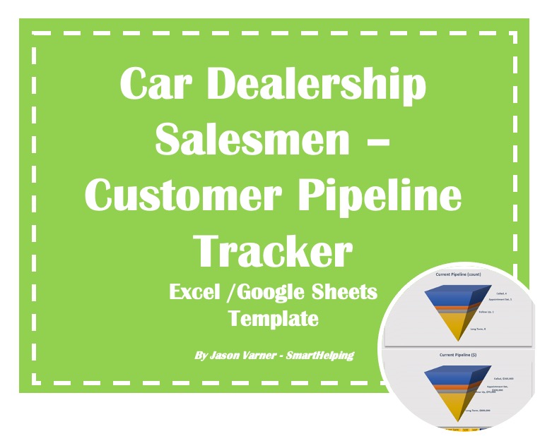 Car Dealership Salesmen Customer Pipeline Tracker Eloquens
