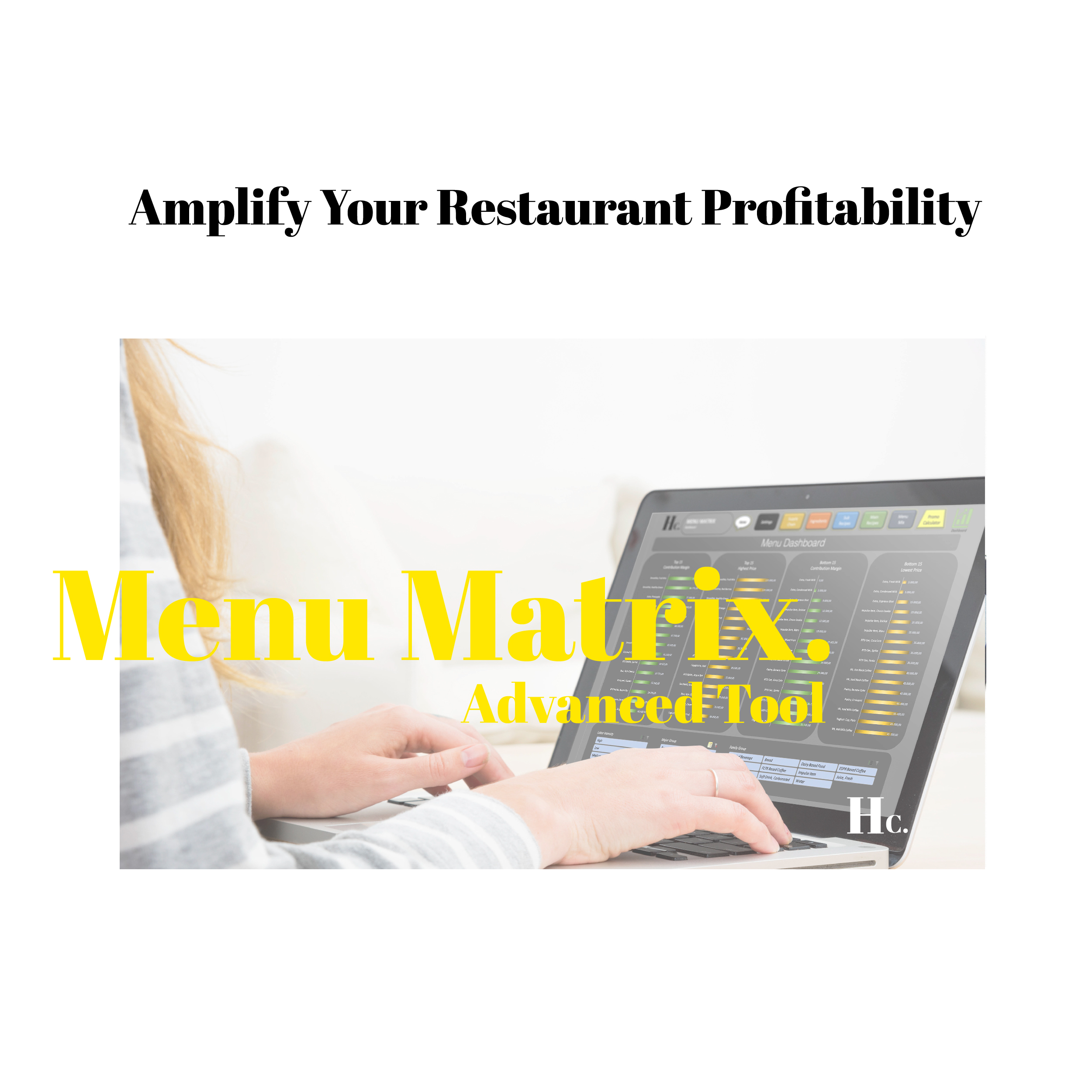 Menu Matrix Advanced Tool Menu Development & Restaurant Profitability