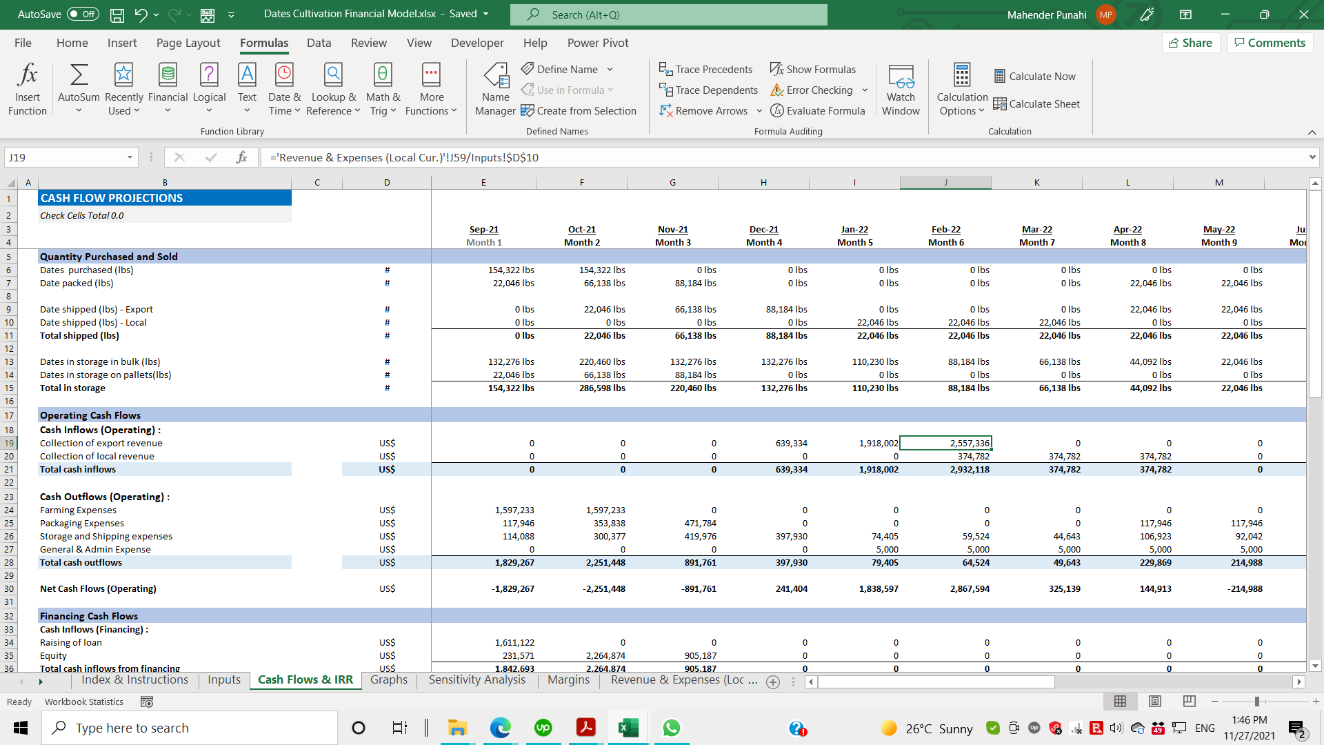 Agriculture Product Export Project Feasibility Analysis - Eloquens