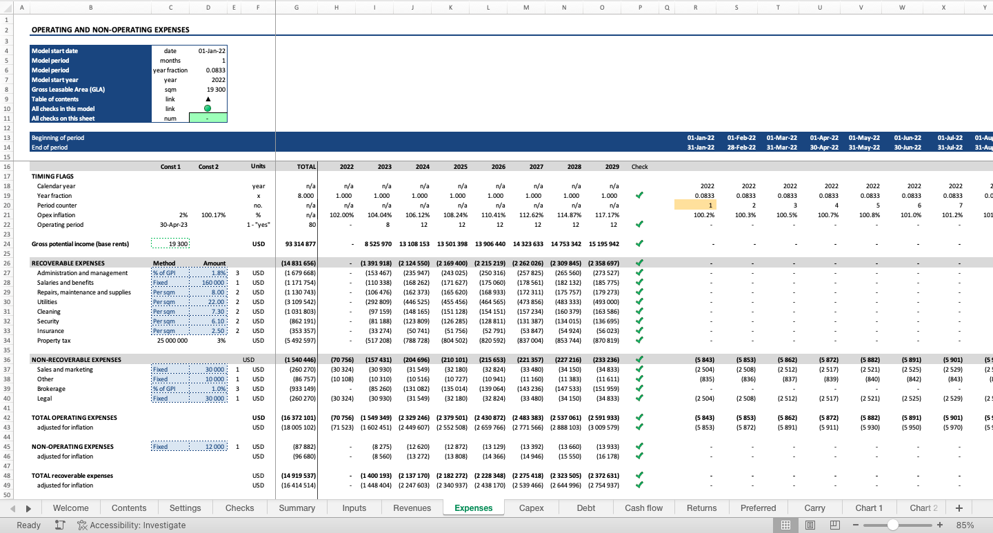 Real Estate Development Financial Model Eloquens