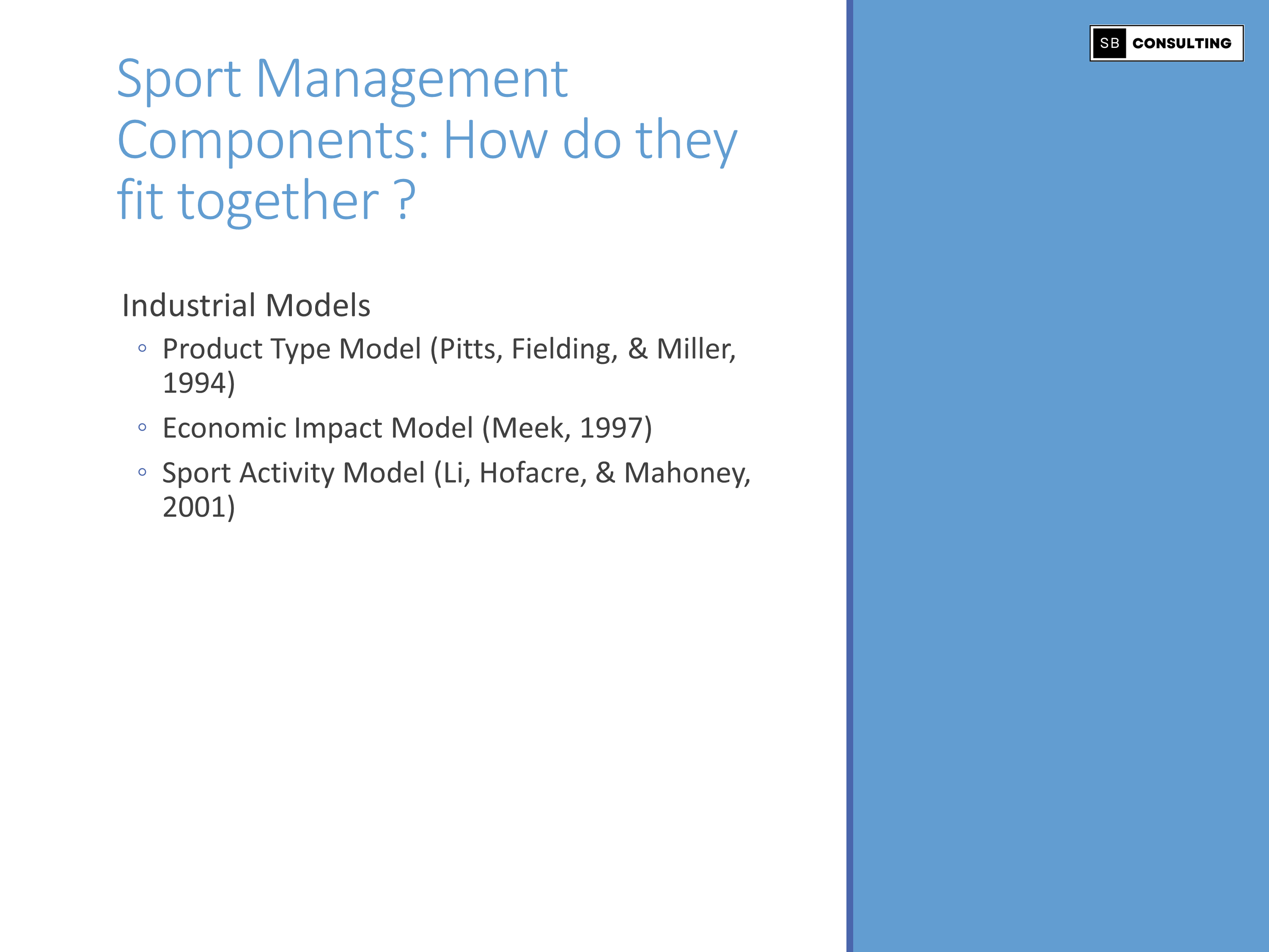 Sport Management Toolkit Eloquens