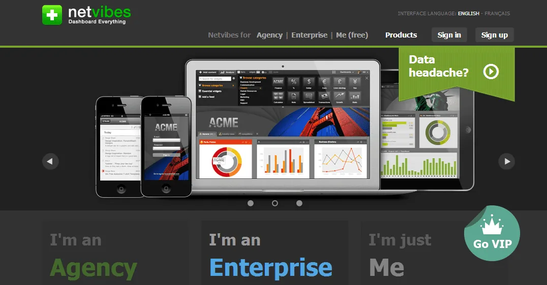 Netvibes – Social Media Monitoring, Analytics and Alerts Dashboard