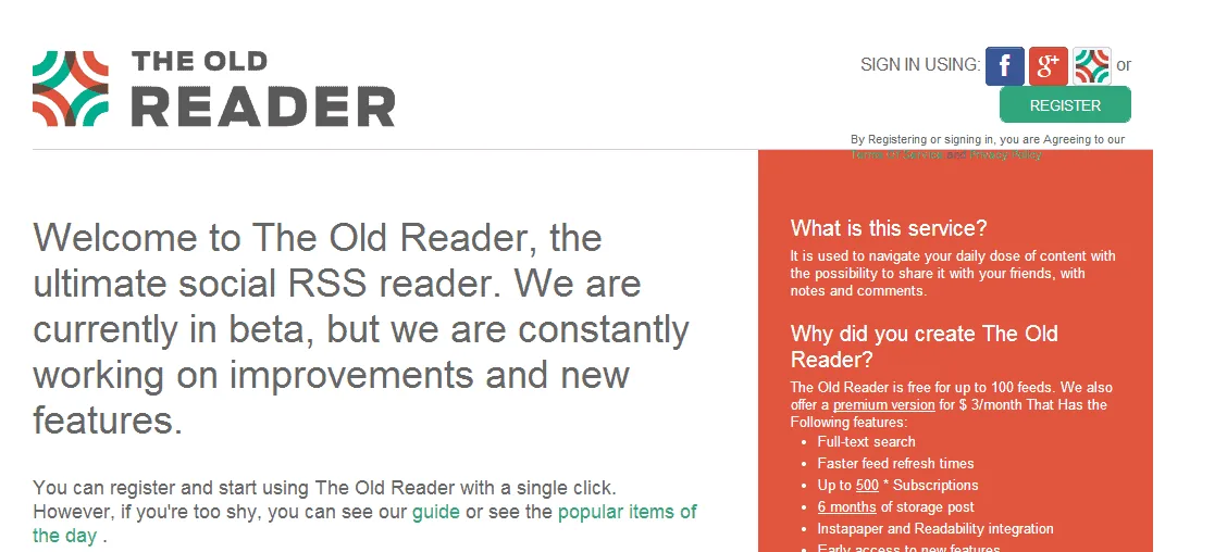 The Old Reader
