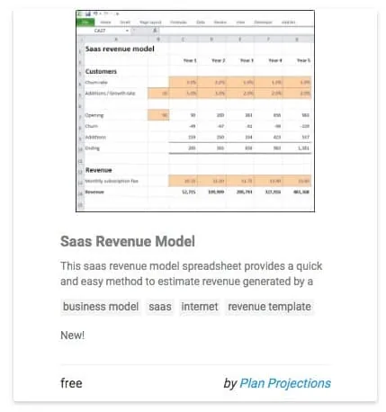 Saas Revenue Model