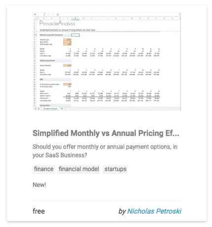 Simplified Monthly vs Annual Pricing Effects on Cash Flow