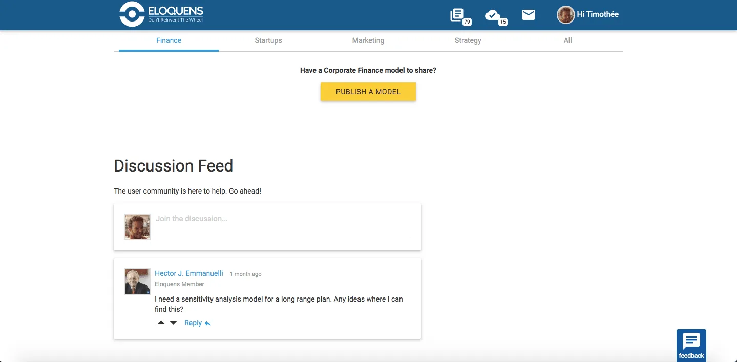 Discussion Feed Category