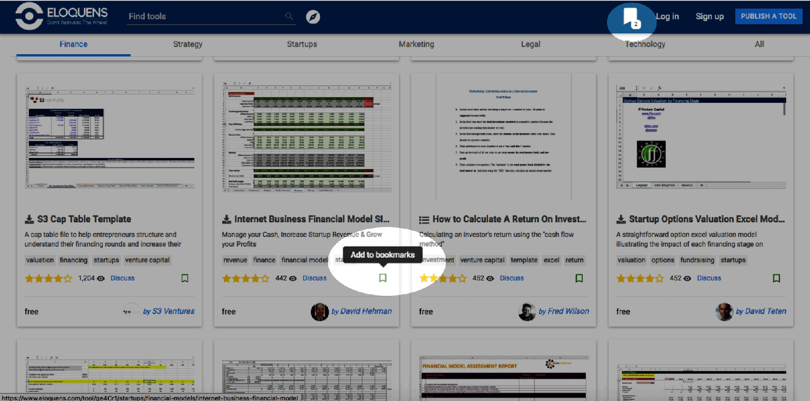 Bookmark Catalog