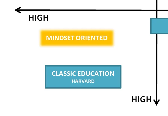 Mindset oriented Institutions: expensive and long, yet comprehensive learning experience